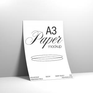 Papel A3 Papel Gramatura 180g A3 / 29,7x42cm 4x0 Impressão Jato de Tinta - Pigmentada Corte Reto 
