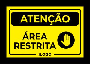 Placa Sinalização PS, 1mm Adesivado Poliestireno 1MM  4x0 Adesivado Impressão UV Corte Reto 