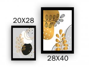 Quadro Decorativo Personalizado Placa PS 1mm Adesivado 20x28 4x0 Laminação Fosca Corte reto 